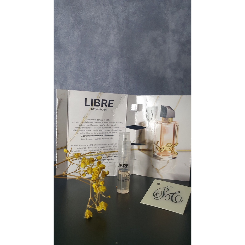 Nước Hoa Nữ Thơm Lâu Vial YSL Libre EDP 2ml, Hàng Dùng Thử Siêu Thơm Siêu Cuốn Hút Lưu Hương 6 Tiếng