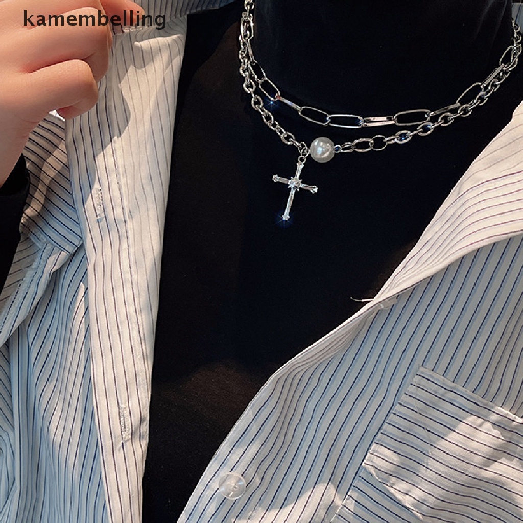 Vòng cổ Nhiều Lớp Mặt Thánh Giá Phong Cách Vintage Cho Nữ