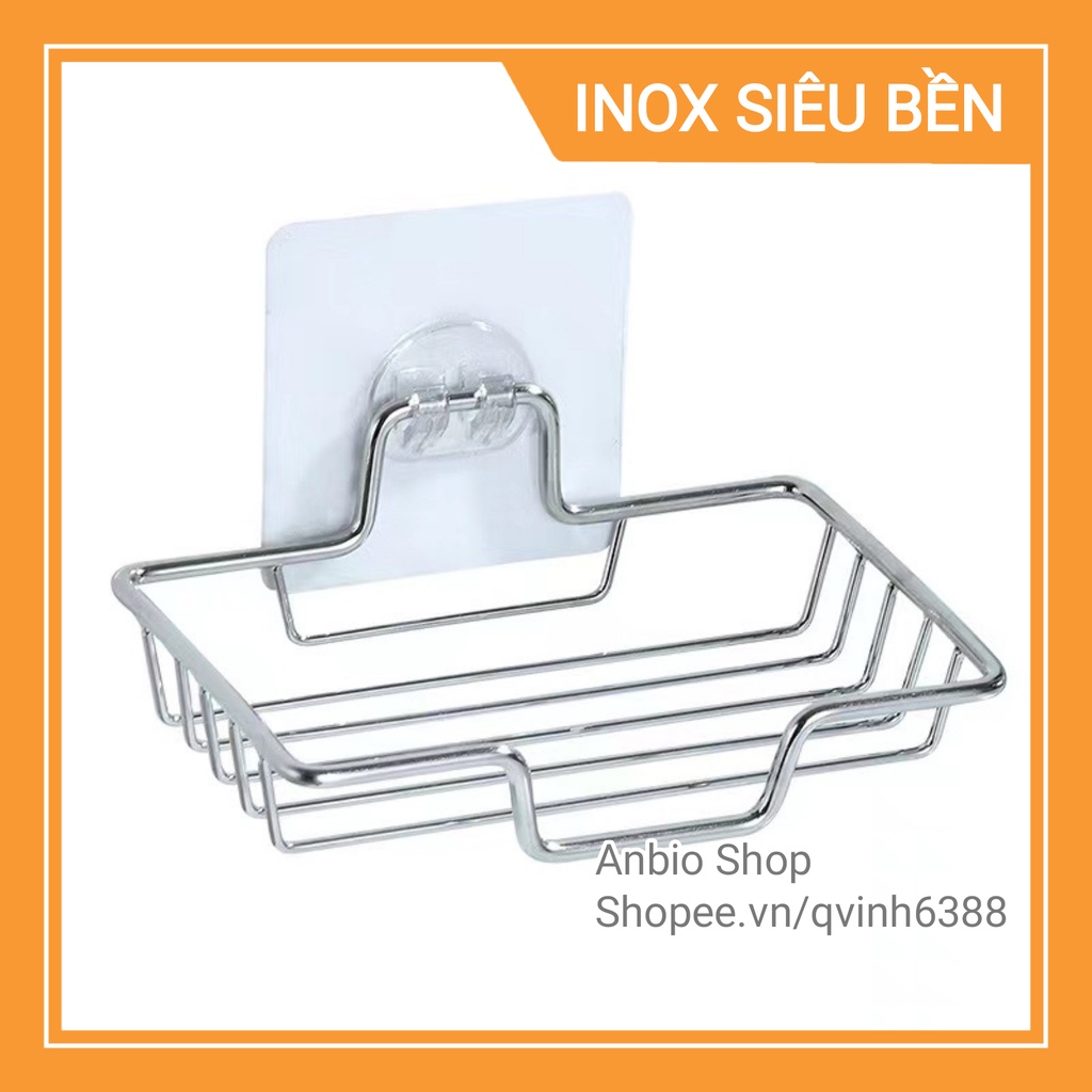 Khay đựng xà bông xà phòng inox 304 dán tường cứng cáp chịu lực