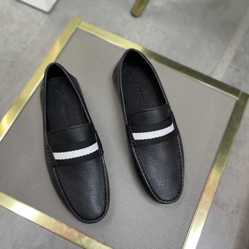 Giày lười nam Baly da bò mới nhất 2023 thiết kế đơn giản form ôm chân đế dương