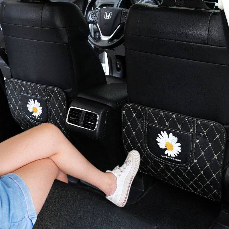* * T Ml Lm da PU g n l ng gh xe * Đệm Bảo Vệ Chống Bẩn Chống Bẩn Phía Sau Ghế Sau xe Hơi Thông Dụng Bảo Vệ Trẻ Em
