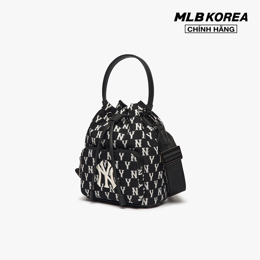 MLB - Túi rút dây Monogram Jacquard Bucket 3ABMS012N-50BKS