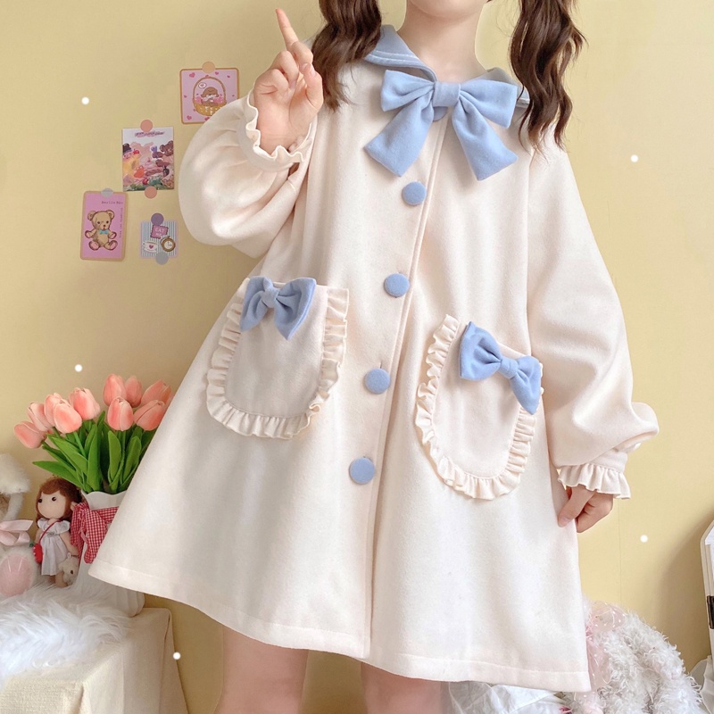 Aó khoác nữ phong cách ngọt ngào và dễ thương lolita