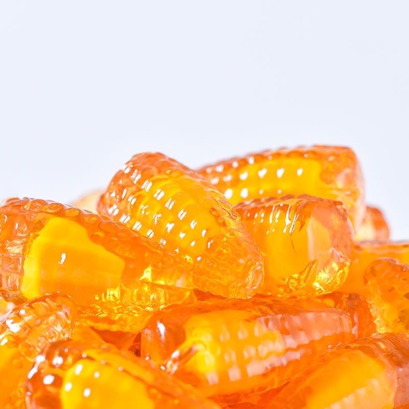 Kẹo dẻo bắp có nhân siro 3D trong suốt hương vị mới