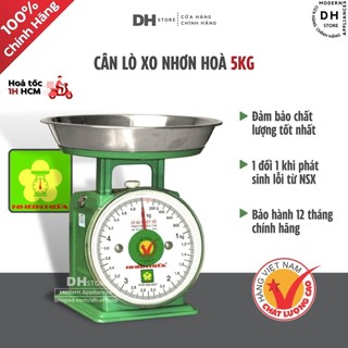 Cân Nhơn Hòa 5KG loại lò xo đồng hồ - Hàng công ty cao cấp