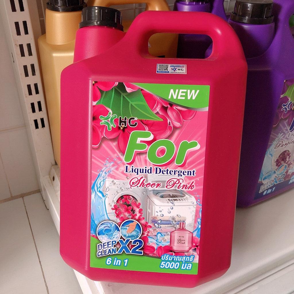 Nước Giặt Xả Ddaamk Đặc HC FOR Thái Lan 5lít