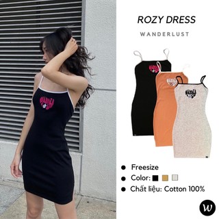 Rozy Dress - Đầm ôm 2 dây Rozy