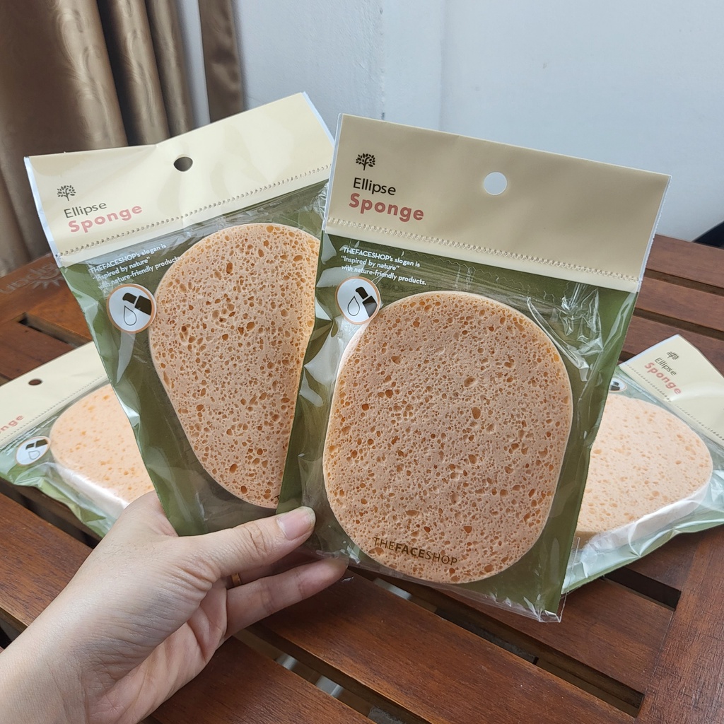 Bông mút rửa mặt  bọt biển The Face Shop Hàn Quốc  dụng cụ rửa mặt siêu mềm