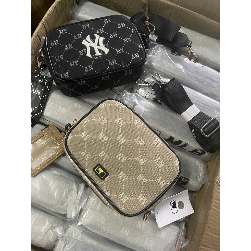 Túi MLB Monogram Jacquard Mini Crossbody - Túi đeo chéo MLB Xuất Dư