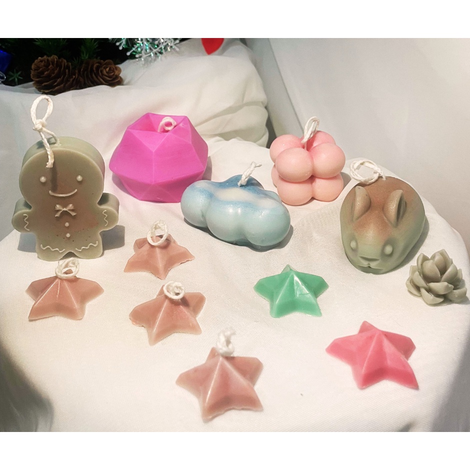 Nến Thơm Mini Handmade Các Loại Dễ Thương - Nguyên liệu tự nhiên an toàn, thư giãn