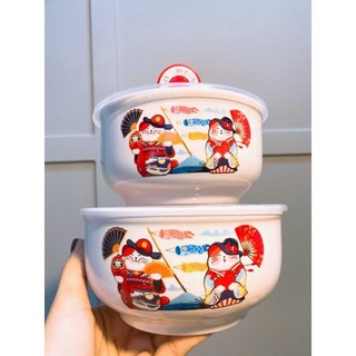 BỘ 2 THỐ SỨ CÓ NẮP ĐẬY CUTE
