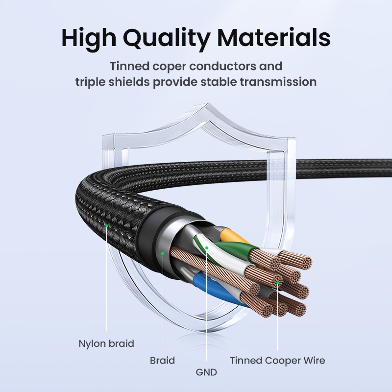 Cáp Ugreen USB C sang Micro B 3.0 5Gbps 3A Dây đồng bộ dữ liệu nhanh cho Macbook Đĩa cứng HDD Vỏ SSD USB Loại C Cáp Micro B | BigBuy360 - bigbuy360.vn