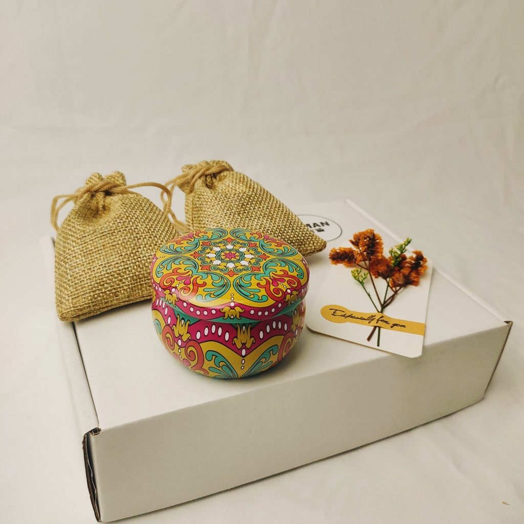 Set quà tặng nam gồm nến thơm, túi thơm