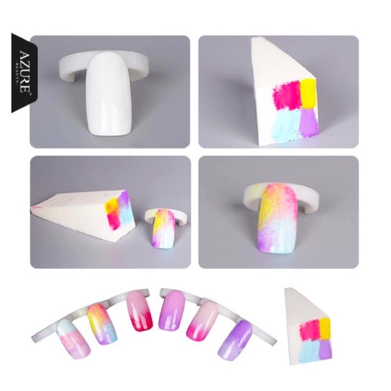 Mút dặm ombre nail - Mút Xốp làm omber nail 6 Miếng