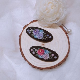Cột tóc thêu tay handmade