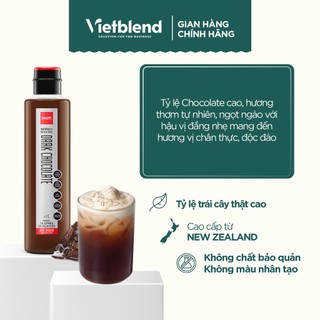 Syrup SHOTT Vị Dark Chocolate Chai 1 Lít