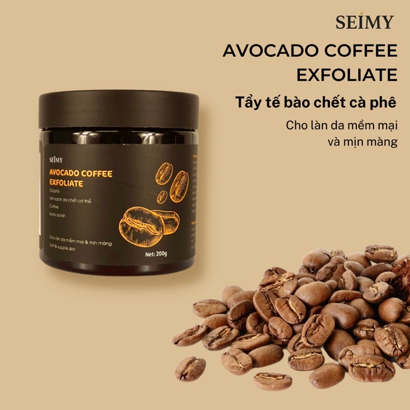 Tẩy Tế Bào Chết Cà Phê Body Seimy - Avocado Coffee Exfoliate | BigBuy360 - bigbuy360.vn