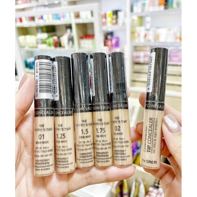 CHE KHUYẾT ĐIỂM COVER PERFECTION TIP CONCEALER Tone 1 - 1.5 - 2