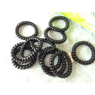 Dây cột tóc lò xo màu đen - Buộc tóc lò xo màu đen
