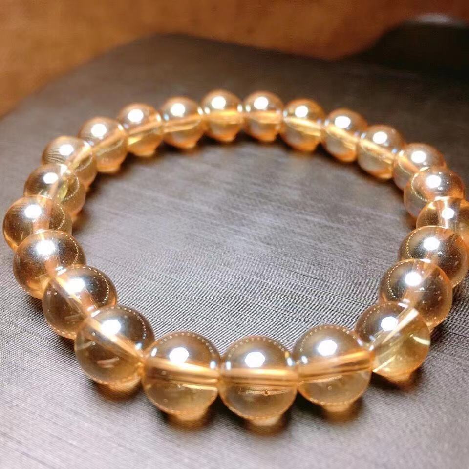 Vòng tay chuỗi hạt đá pha lê SÁNG BÓNG 8 ly