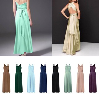 Đầm Maxi Nhiều Cách Mặc Cho Phù Dâu