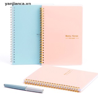 YANCA A5 Agenda Planner Notebook Diary Weekly Planner Goal Habit Schedules Notebook VN