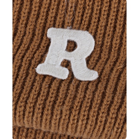 Mũ len nam nữ in chữ R unisex cá tính trùm tai ấm áp kiểu beanie đi chơi chụp ảnh đẹp rẻ thời trang Hàn Quốc