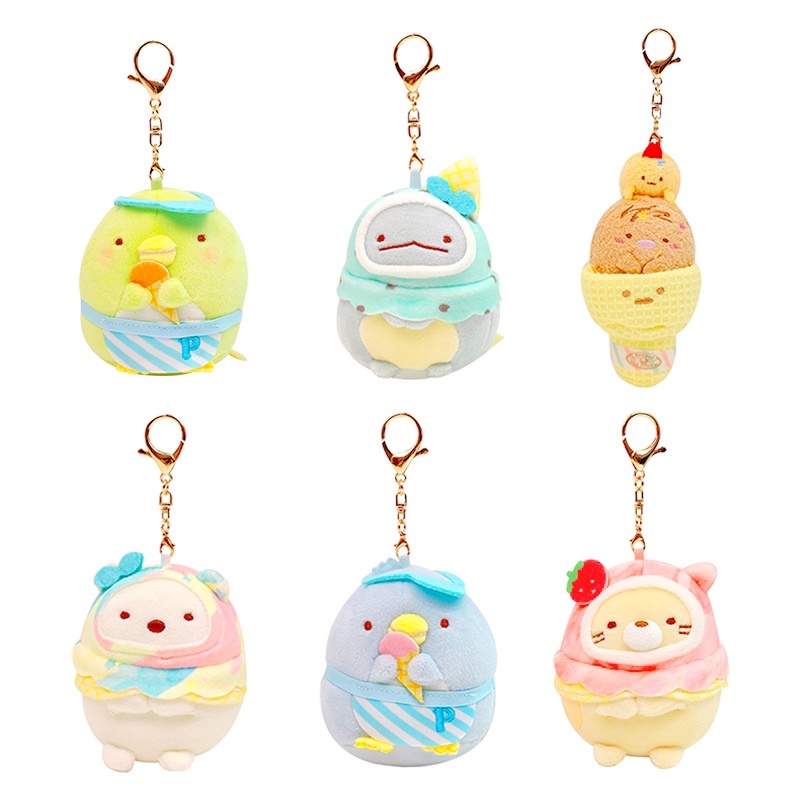 Móc khóa bất ngờ kiểu dáng nhân vật hoạt hình Sumikko Gurashi nhồi bông siêu mềm mại