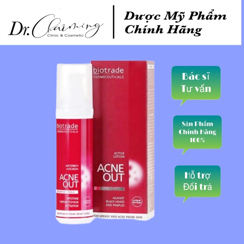 [HÀNG NHẬP KHẨU] giảm mụn Biotrade Acne Out Active Lotion 10ml