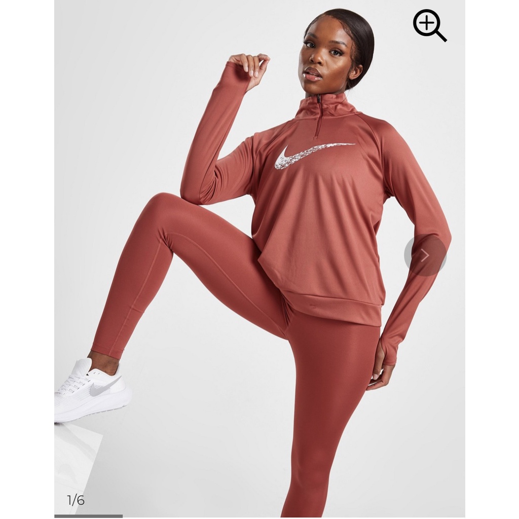 Áo thun thể thao nữ tay dài xỏ ngón N1k3 xuất khẩu