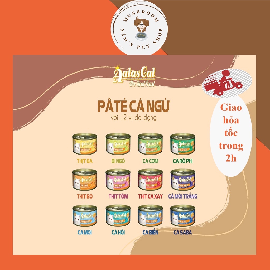 Pate  Aatas Cho Mèo - Pate 15 vị