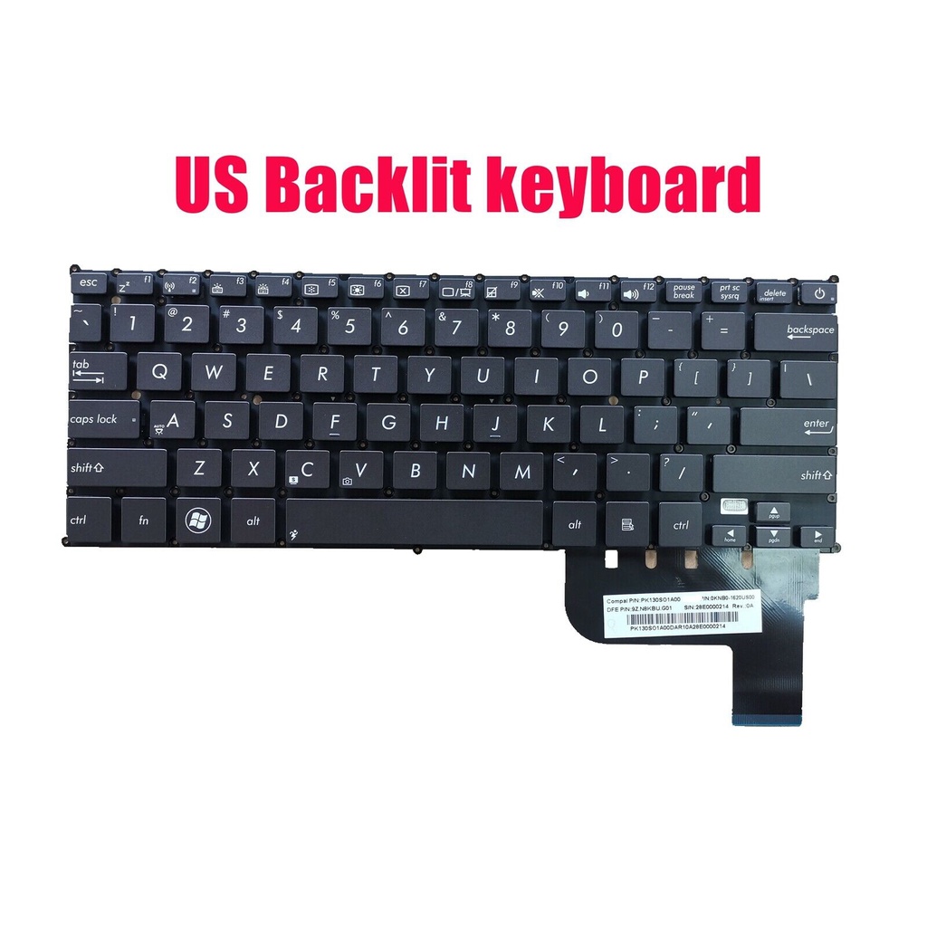 Bàn phím Laptop ASUS UX21E BẠC - Zenbook UX21 UX21E