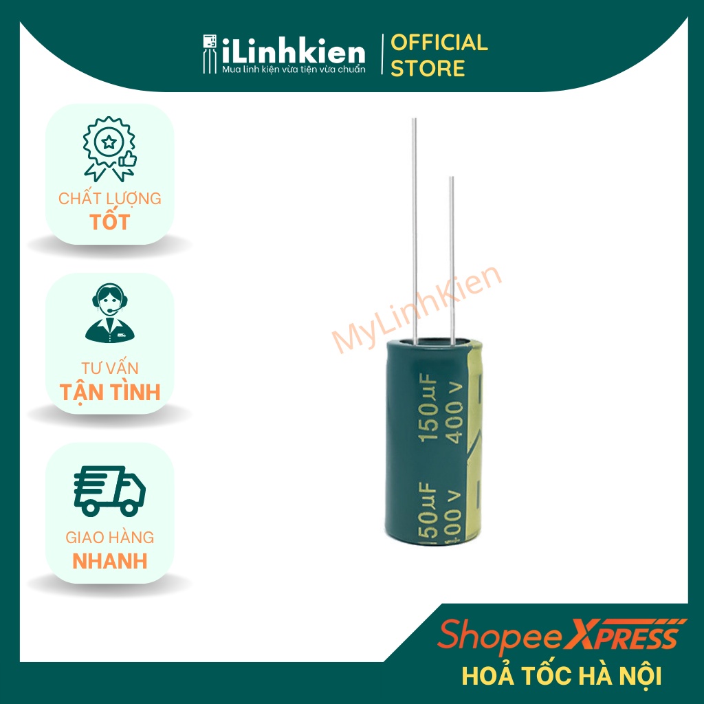 Tụ hoá 150uf 400v chính hãng jcon chất lượng cao.