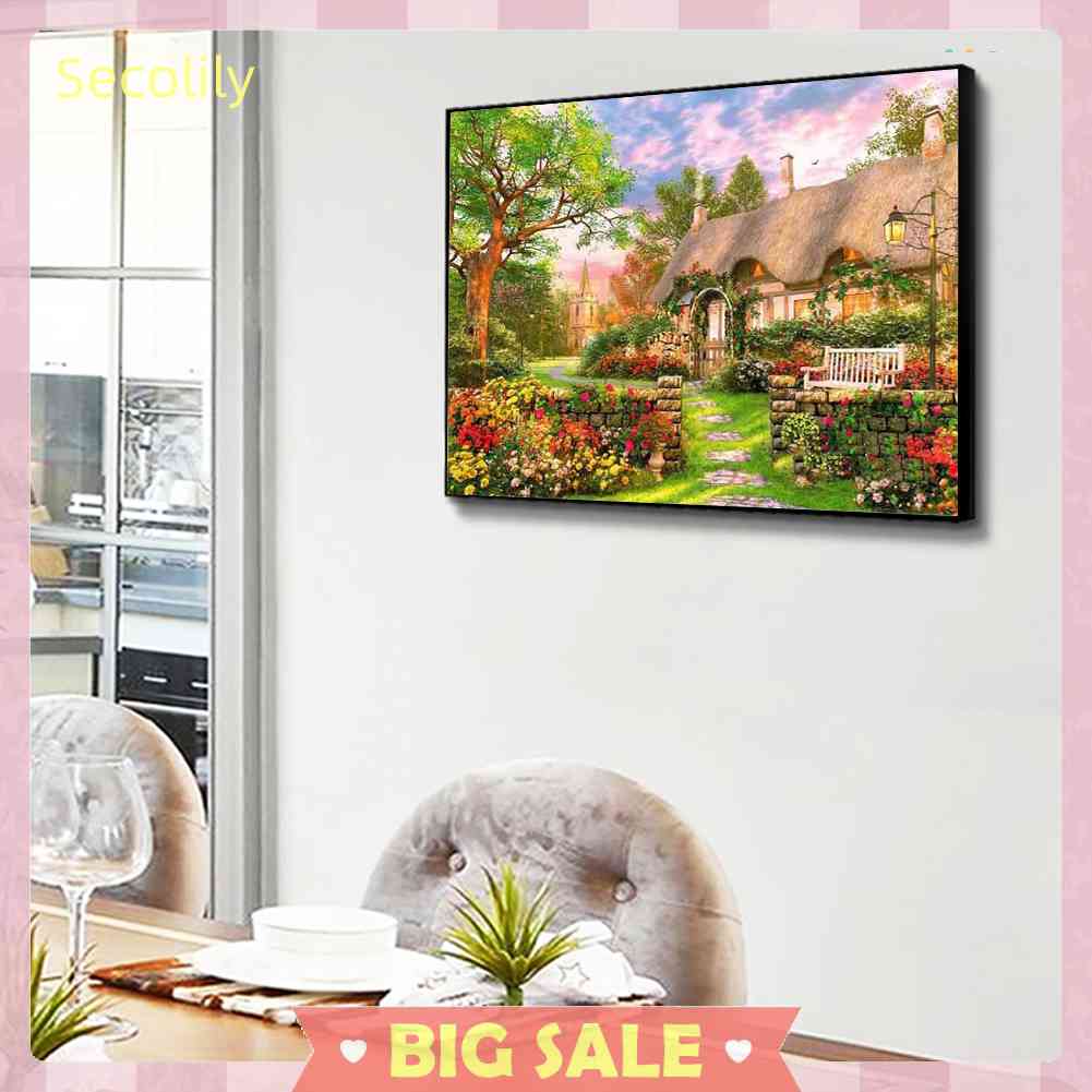 Bộ Tranh Thêu Chữ Thập 11CT DIY Hình Đồng Quê Đầy Đủ