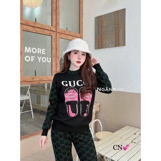 Set bộ len dép g.u.c.c.i Hàng QCCC