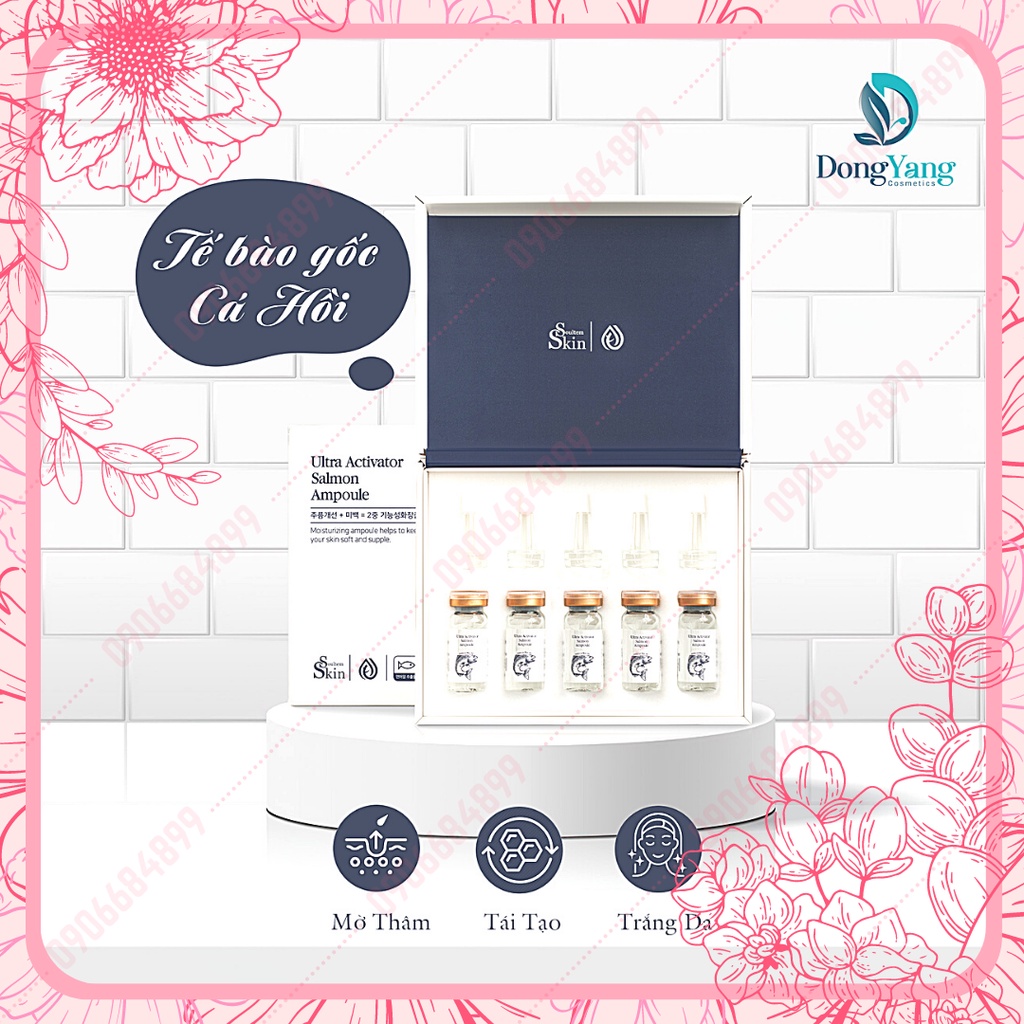 Tinh chất Tế bào gốc ⭐ SOULTEM SKIN ⭐ SOULTEM SKIN ULTRA ACTIVATOR SALMON AMPOULE