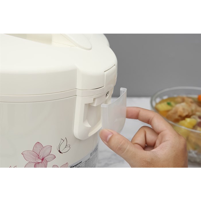 Nồi cơm điện nắp gài Kangaroo KG12RC1-1.2L hàng trưng bày đẹp mới 98-99% chính hãng 100% bảo hành 12 tháng