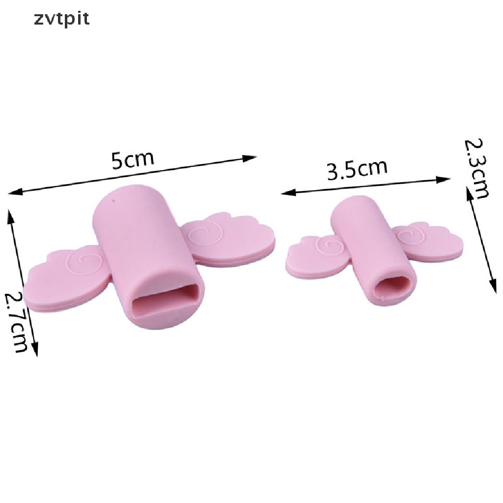 Bộ 2 Phụ Kiện Quấn Bảo Vệ Dây Cáp USB Hình Đôi Cánh Thiên Thần Dễ Thương Cho Điện Thoại DSF