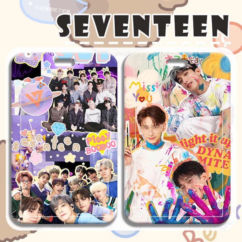 Vỏ Bọc Thẻ ID / Danh Thiếp In Hình Nhóm Nhạc K-POP SEVENTEEN