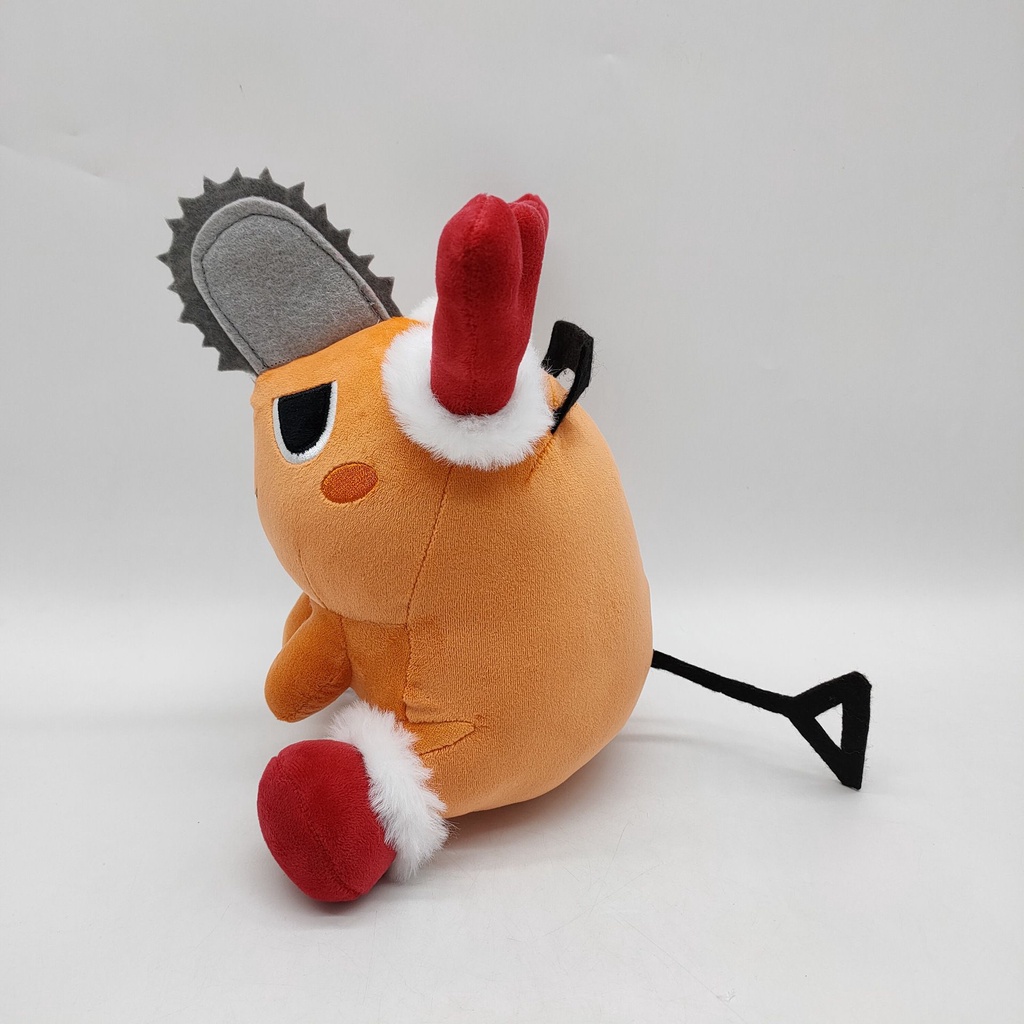 Anime CHAINSAW MAN Plush Toys Christmas Series POCHITA Kawaii Stuff Plush Doll Toy DENJI Cartoon Plushine Birthday Kids Gift
