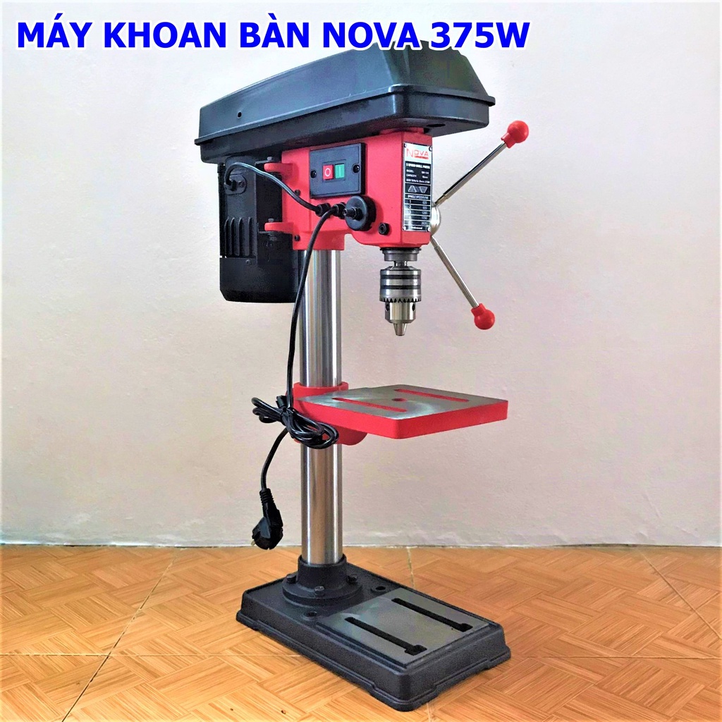 Máy Khoan Bàn NOVA BM-13H (375W) - Cao 75cm - Hàng Nội Địa Cao Cấp - Bảo Hành 6 Tháng