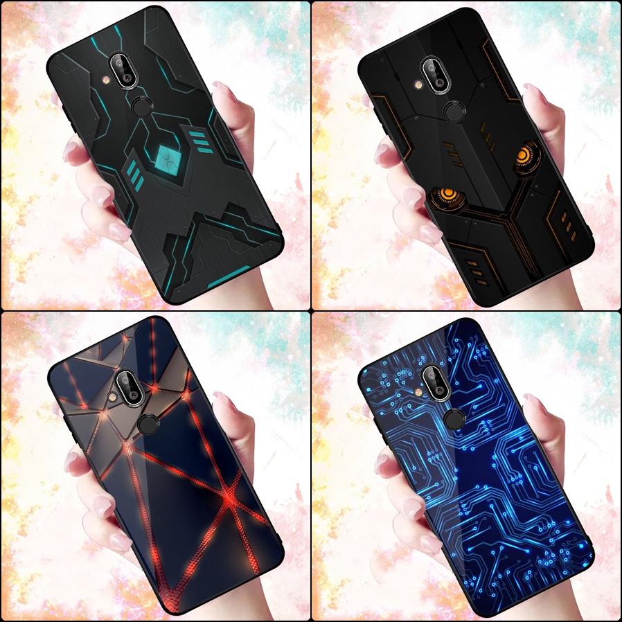 Ốp Lưng KÍNH BÓNG NOKIA 8.1 PHIÊN BẢN MỚI