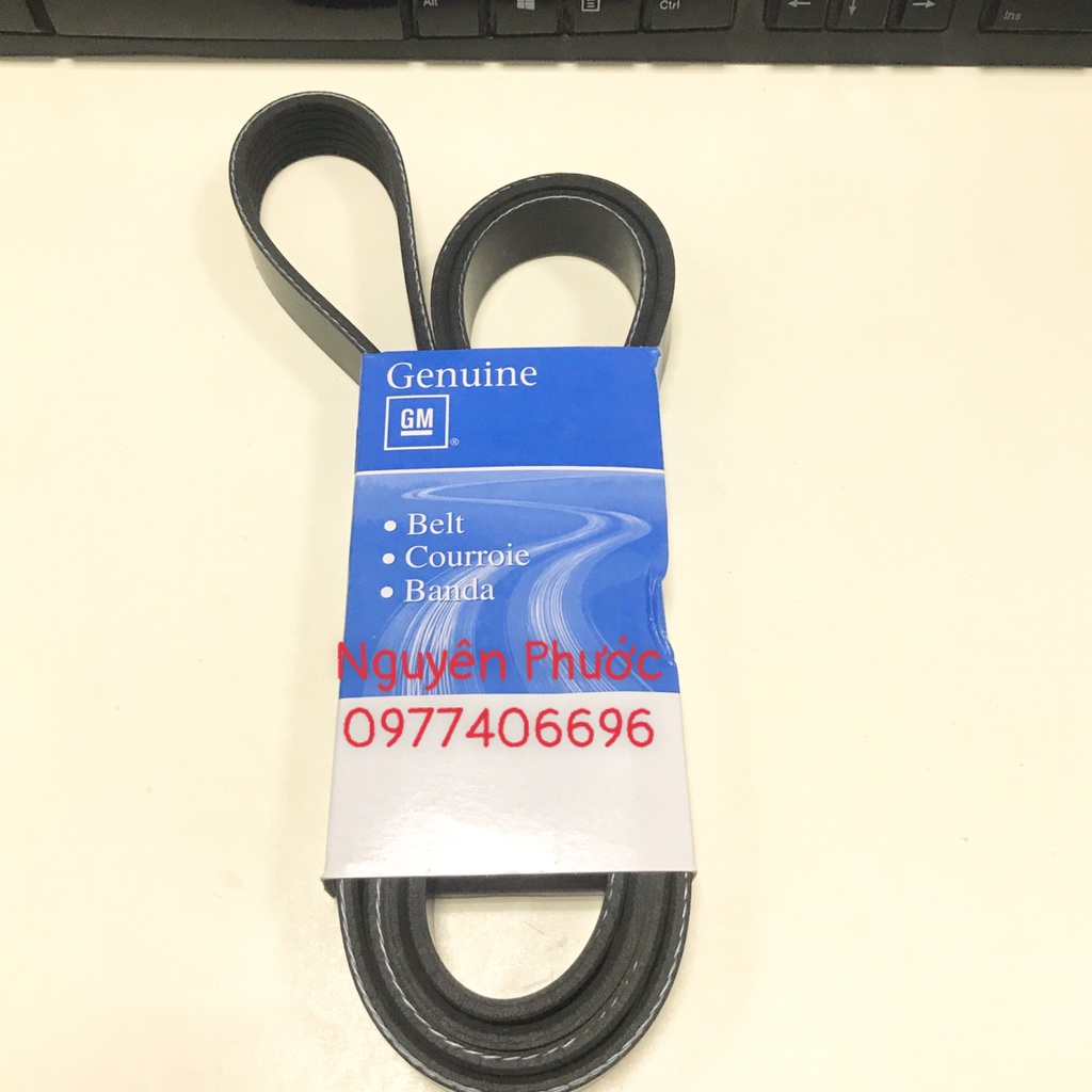 25183021 Dây curoa tổng 6PK1875 xịn GM chính hãng cho CRUZE 1.6, LACETTI EX 1.6, NUBIRA 1.6, GENTRA 1.5