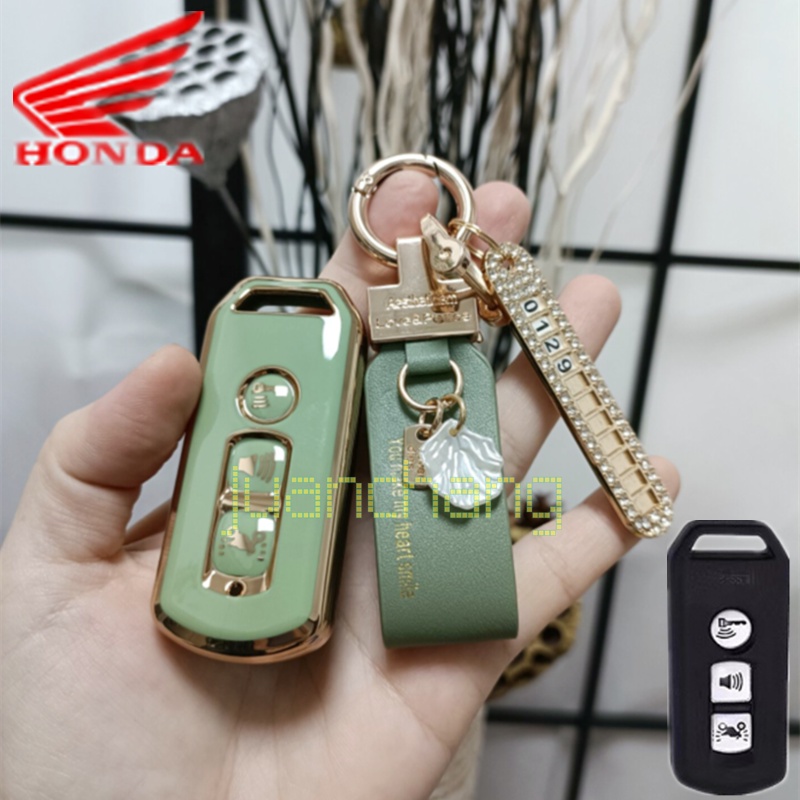 Vỏ TPU Bảo Vệ Chìa Khóa Điều Khiển Từ Xa Cho Honda PCX 2020 Honda X-ADV SH300i NF07 Forza 300 PCX 125 150 SH300 Giá Đỡ