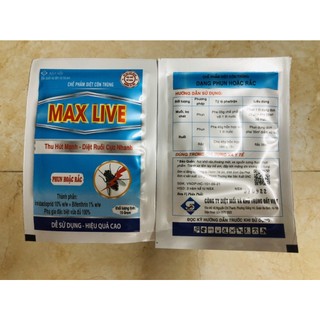Siêu diệt ruồi MAX LIVE 15 gam/ gói
