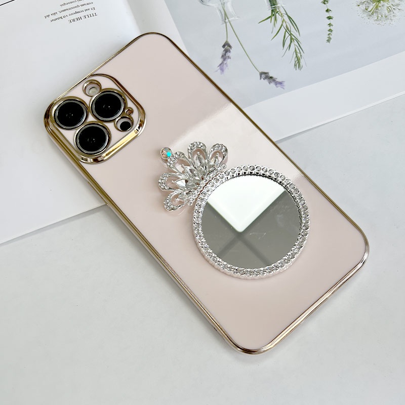 OPPO Reno 7 8 8T 8Z 7Z Pro 4G 5G Cho Ốp lưng điện thoại In Hình Crown Mirror