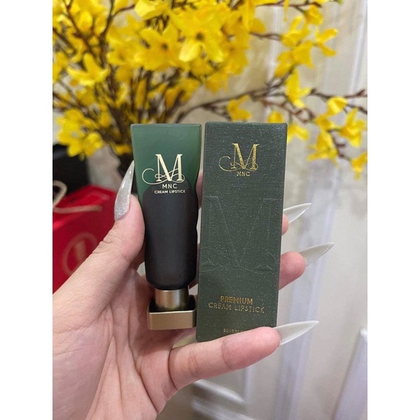 Son MNC N0.14 đỏ cam gạch, Son kem lì MNC Cream Líptick lâu trôi mềm mịn