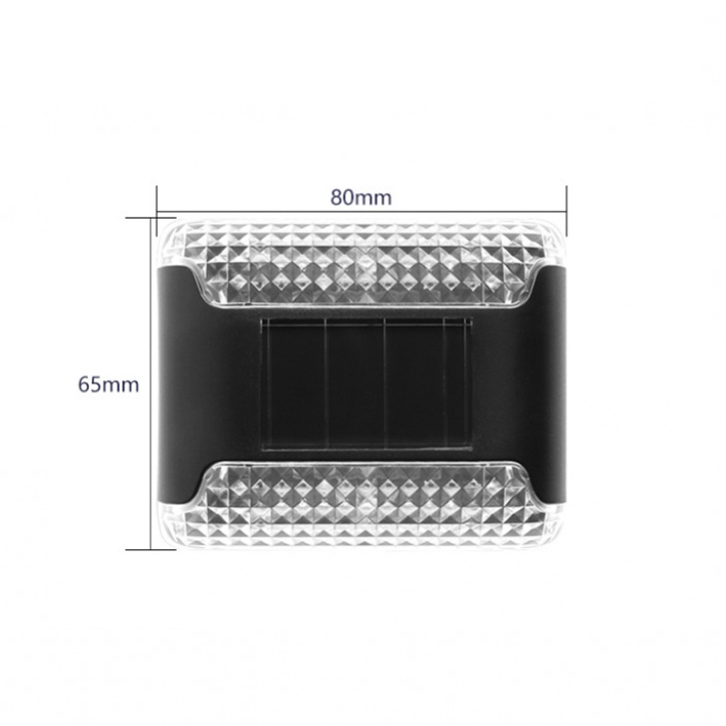 Bộ 2 Đèn Led Năng Lượng Mặt Trời Chống Thấm Nước Trang Trí Hàng Rào Cầu Thang Ngoài Trời