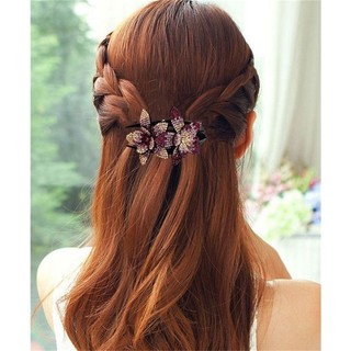Kẹp Tóc Mỏ Vịt Đính Đá Phong Cách Hàn Quốc