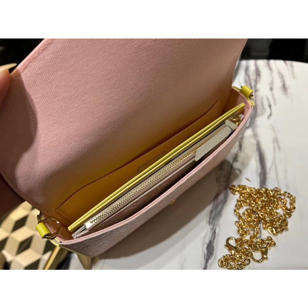 Set túi Pochette Félicie Spring in the City hàng da  NEW 2022 vân da dập nổi fullboxvip size 21cm màu độc nhà Chang nha